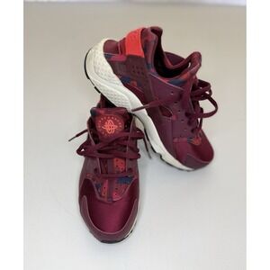 Nike Air Huarache Run Print Women's Sneakers Deep Garnet 725076-602